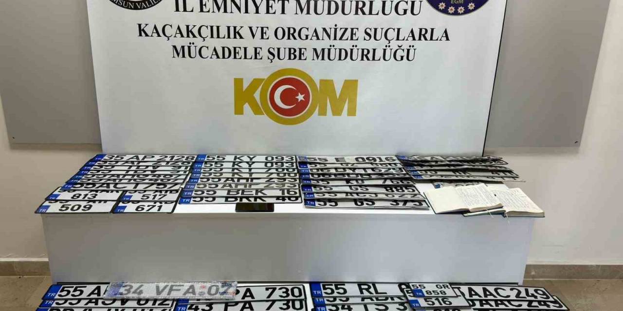 Samsun’da Sahte Araç Plakası Operasyonu: 5 Kişi Yakalandı