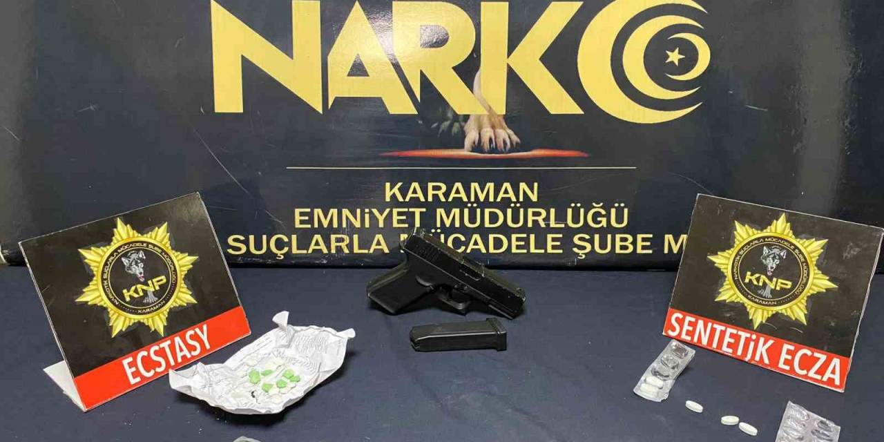 Karaman’da 2 Kişi Uyuşturucudan Tutuklandı