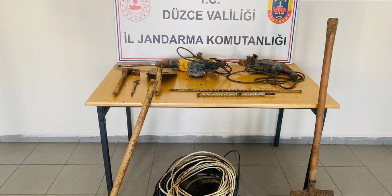 İzinsiz Kazıya Jandarma Engeli