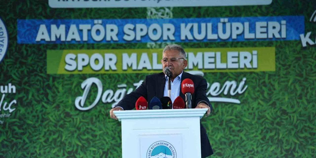 Sporcunun Dostu Başkandan Amatör Spor Kulüplerine Destek Sürüyor