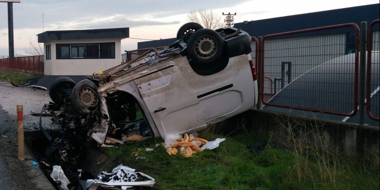 Tekirdağ’da Takla Atan Aracın Sürücüsü Hayatını Kaybetti