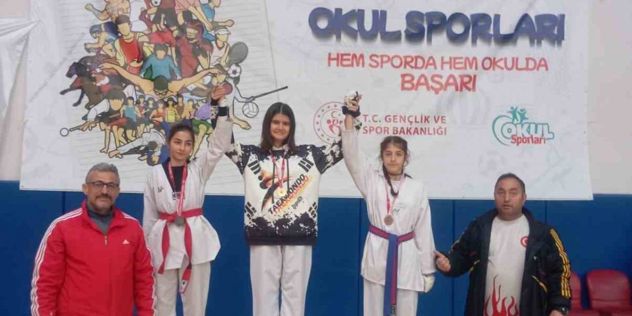 Tomarzalı Gençler, Taekwondo Şampiyonası’nda Dereceye Girdi