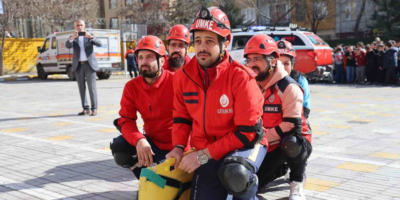 Elazığ’da Deprem Ve Yangın Tatbikatı