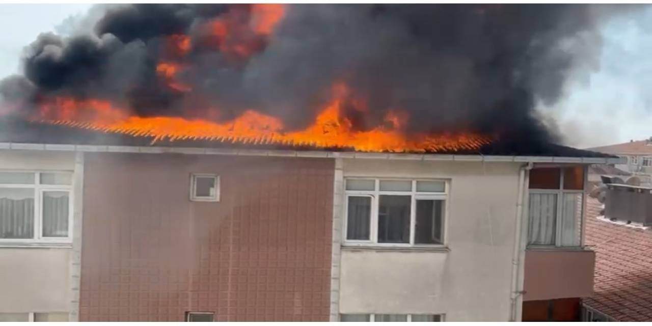 Küçükçekmece’de Yangın Paniği