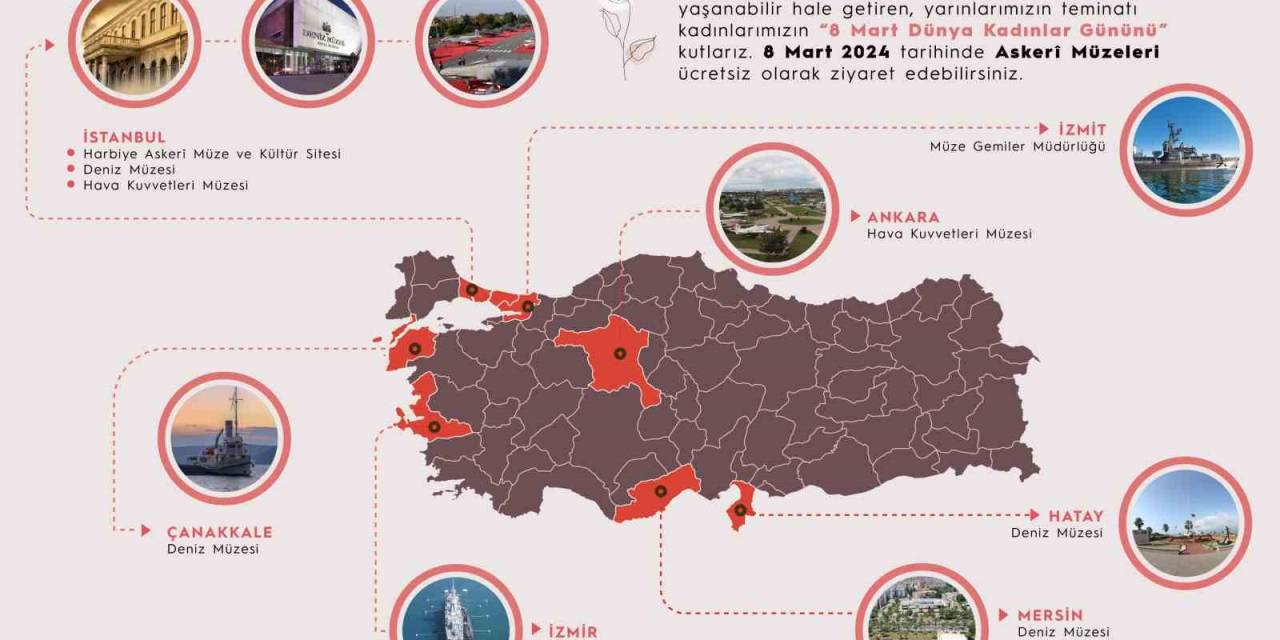 8 Mart’ta Askeri Müzeler Kadınlara Ücretsiz Olacak