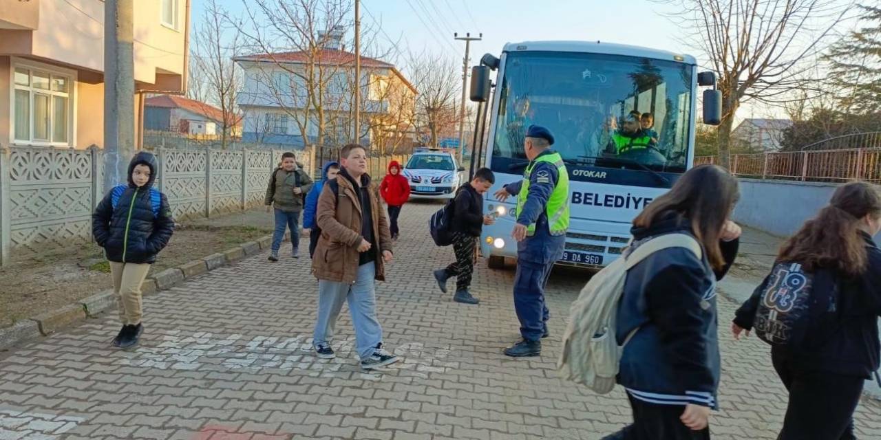 Kırklareli’de Okul Servisi Denetimleri Sıklaştırıldı