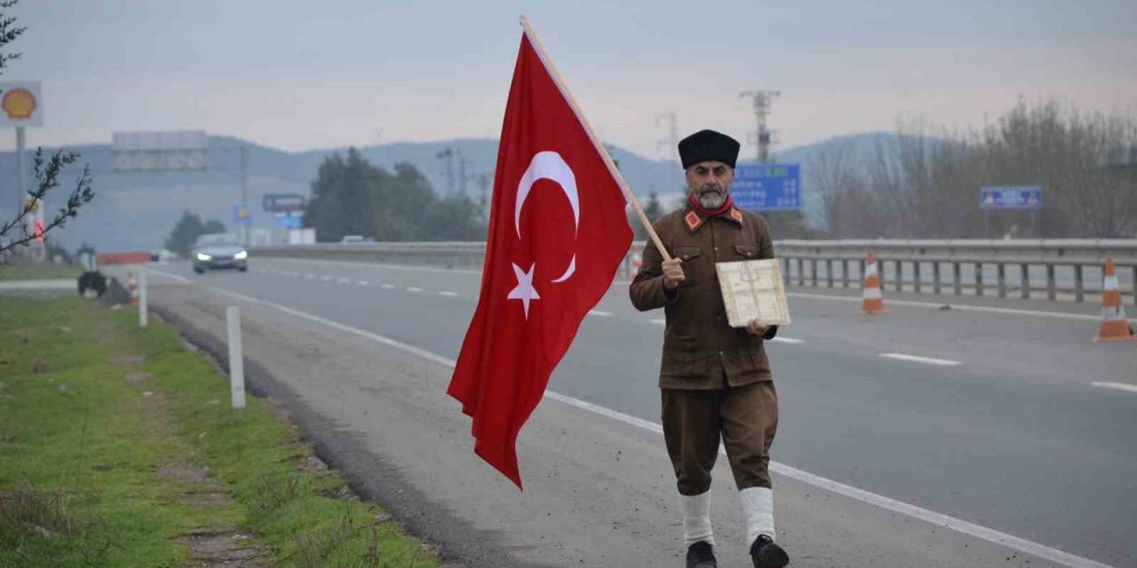 "Torundan Dedeye Vefa Yürüyüşü" Keşan’a Ulaştı