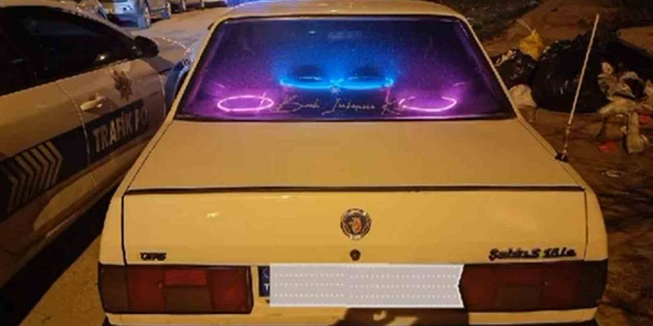 Otomobiliyle Drift Yapan Sürücüye 64 Bin 540 Lira Para Cezası