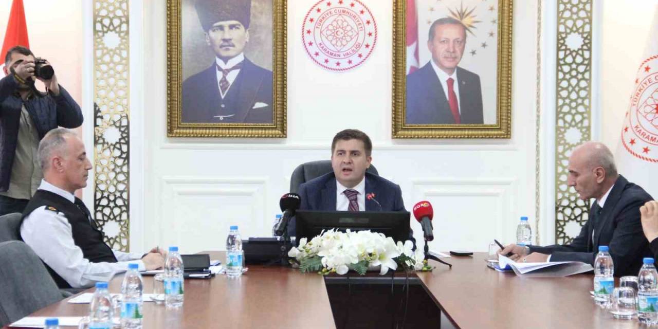 Karaman’da Güvenlik Bilgilendirme Toplantısı Yapıldı