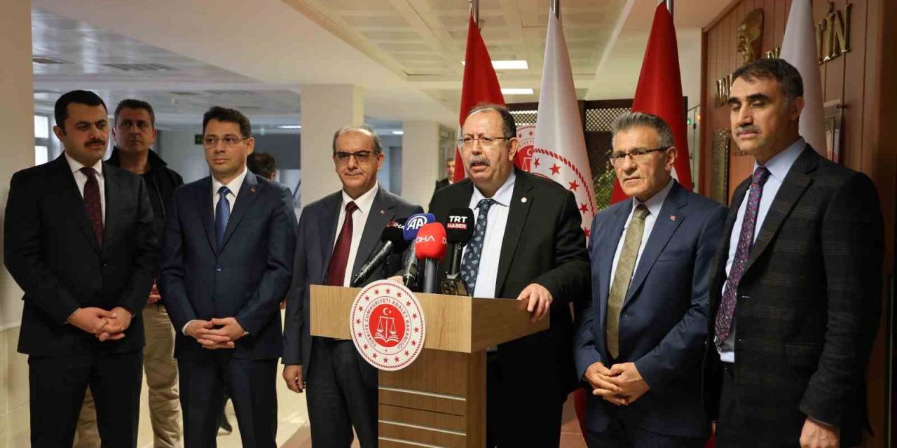 Ysk Başkanı Yener: "Şu An İtibarıyla Okullar Ve Konteyner Alanları Seçime Hazır Halde"