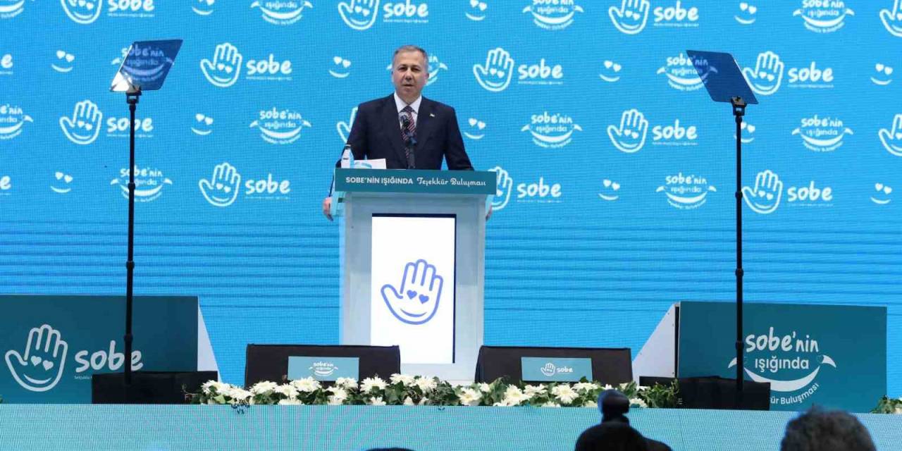 Bakan Yerlikaya, Sobe’nin Işığında Teşekkür Buluşmasına Katıldı