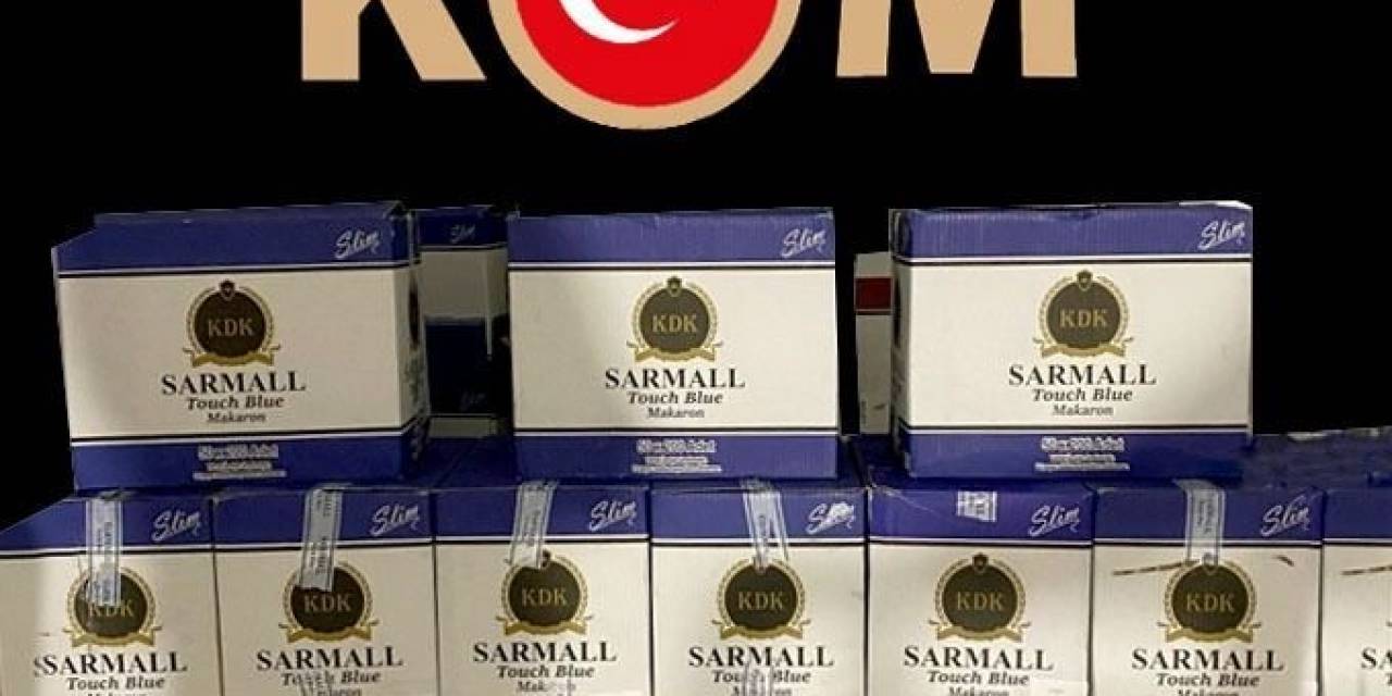 Tem’de Durdurulan Araçta 710 Bin Boş Makaron Ele Geçirildi