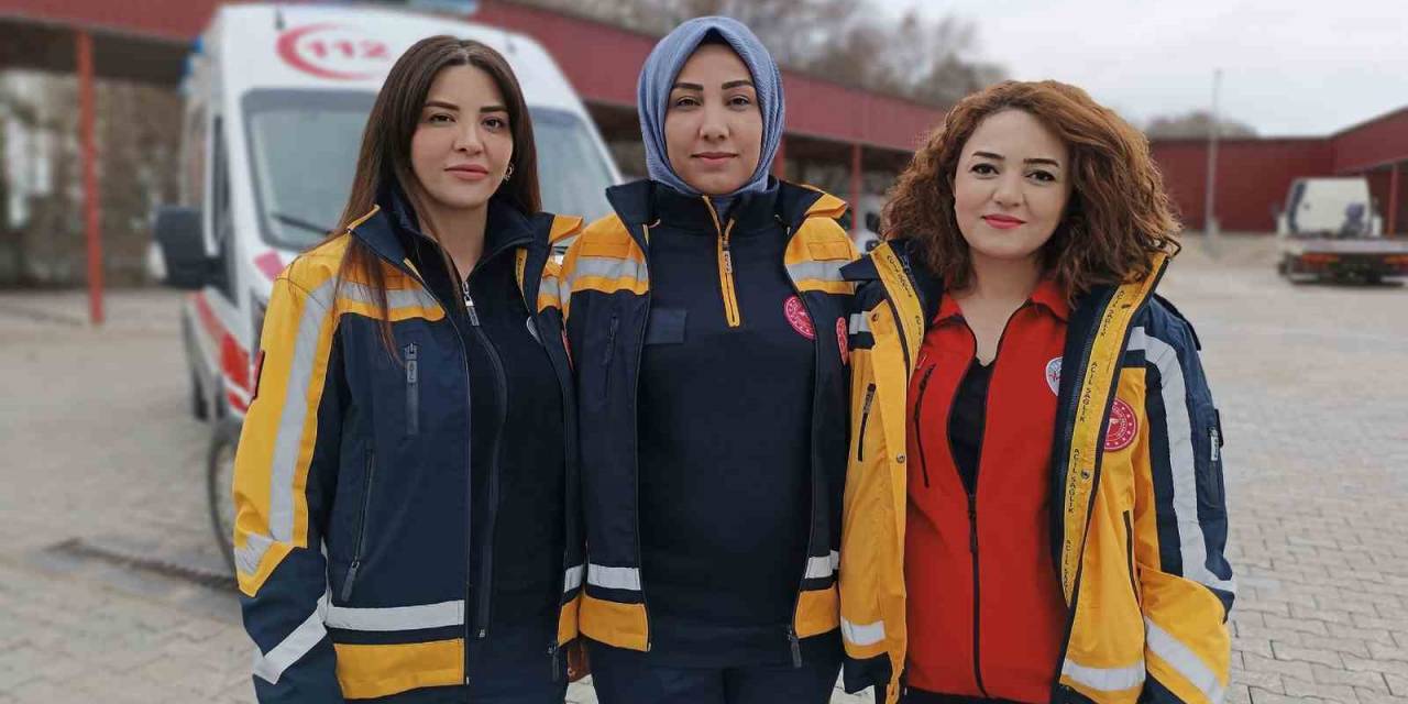 112’nin Kadın Kahramanları Zorlu Coğrafyada Görev Yapıyor