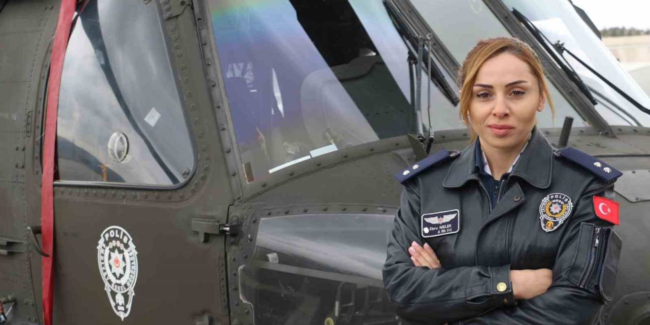 Türk Polis Teşkilatı’nın Kadın Pilotu 6 Yıldır Gökyüzünün Asayişini Sağlıyor