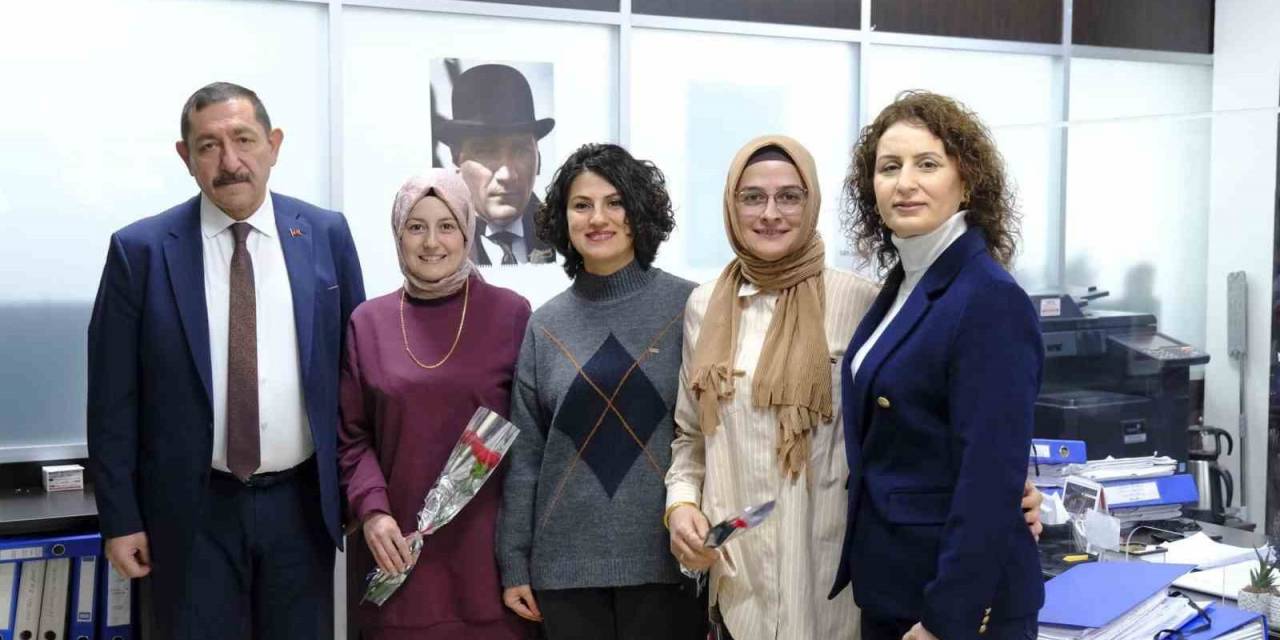 Başkan Vidinlioğlu’ndan Belediyenin Kadın Çalışanlarına 8 Mart Kutlaması