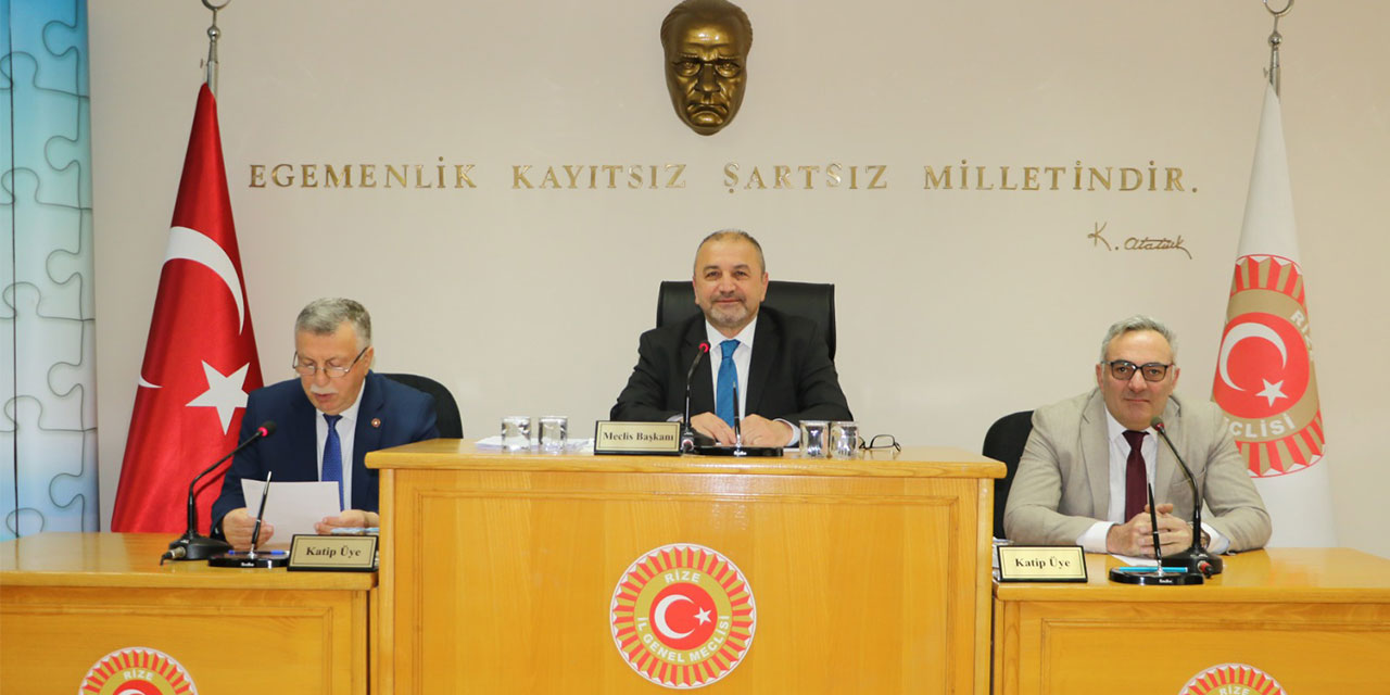 Rize İl Genel Meclisi 2019 – 2024 döneminin son toplantısı yapıldı