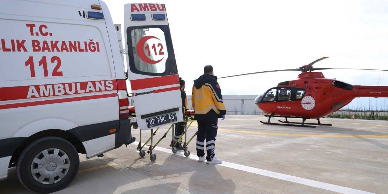 Antalya Şehir Hastanesi, Hava Ambulansıyla Hasta Kabulüne Başladı