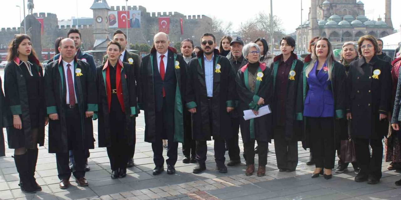 Kayseri Barosu’ndan Kadın Avukata Yapılan Saldırıya Kınama