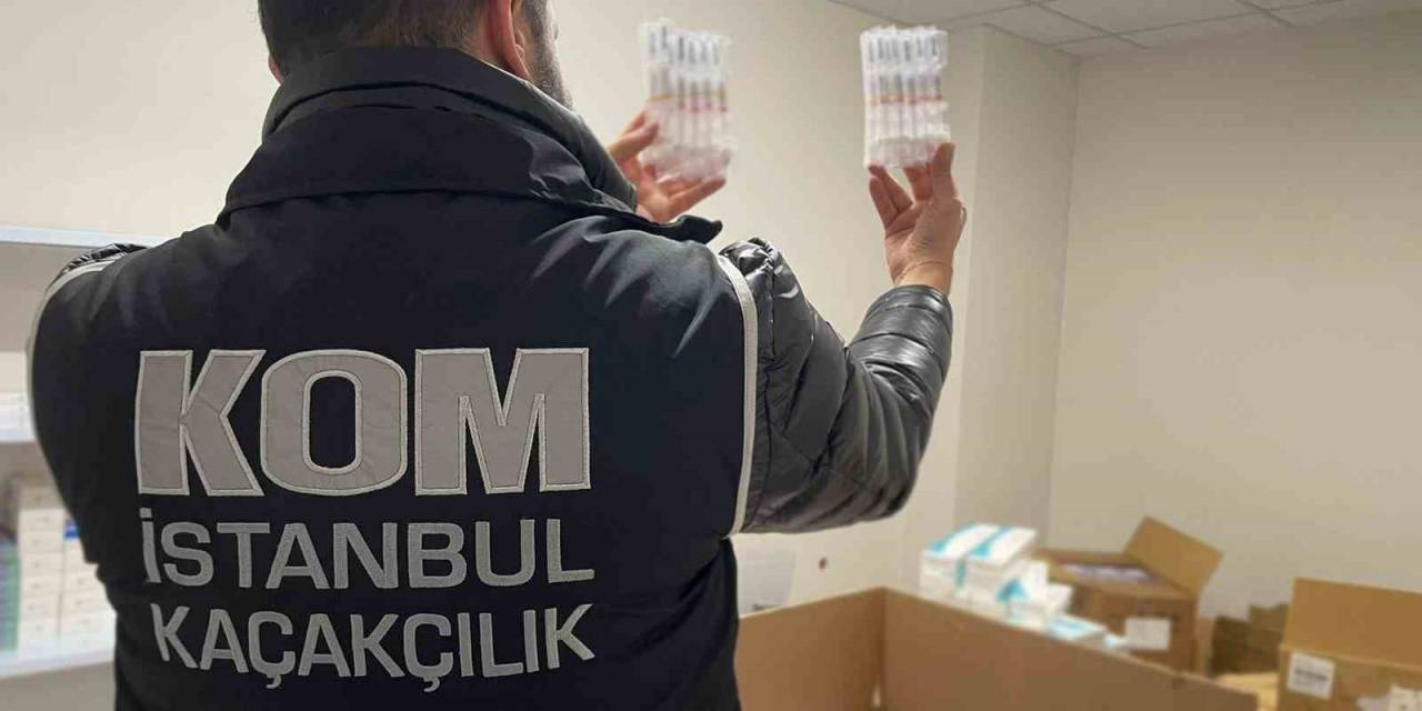 İstanbul’da Kaçak İlaç Operasyonu: 328 Bin İlaç Ele Geçirildi