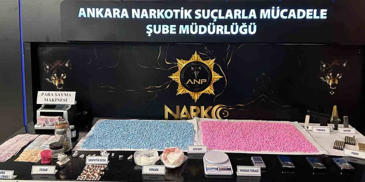 Başkentte Zehir Tacirlerine Operasyon: 20 Bine Yakın Uyuşturucu Hap Ele Geçirildi