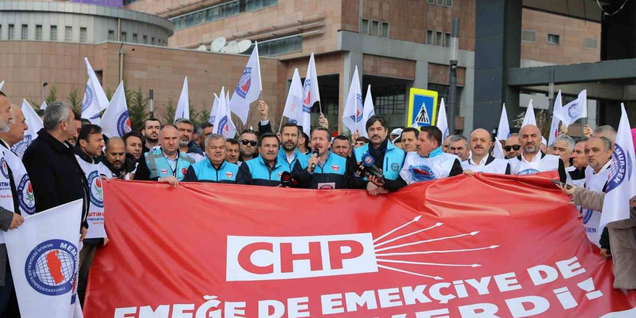 Memur-sen’den Chp’ye Siyah Çelenk
