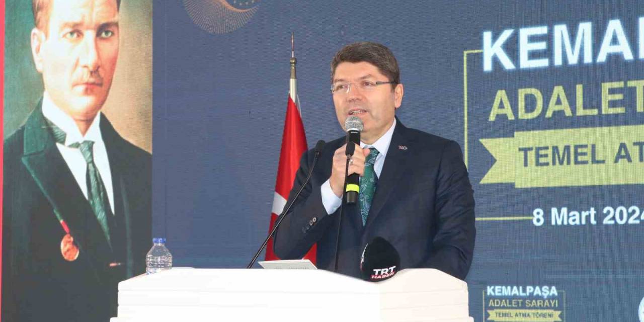 Adalet Bakanı Yılmaz Tunç İzmir’de Kemalpaşa Adalet Sarayı’nın Temelini Attı