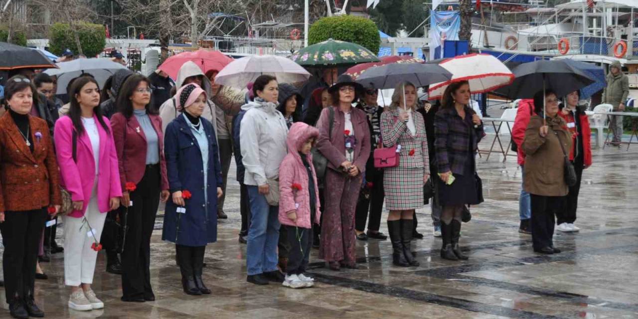 Fethiye’de 8 Mart Dünya Kadınlar Günü Törenle Kutlandı