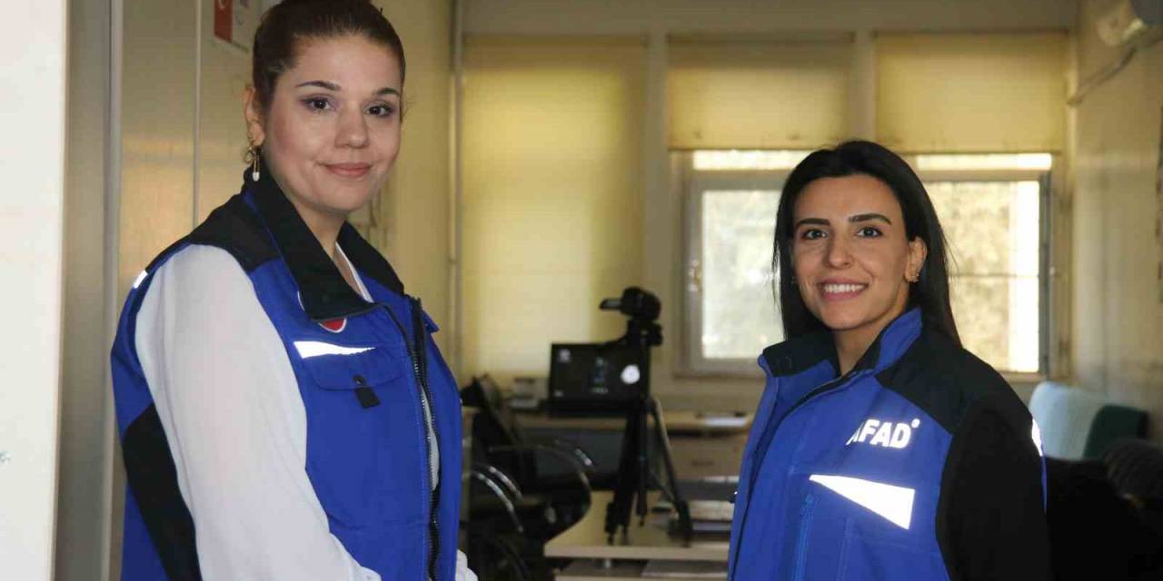 Afad’çı Kadınlar Görevlerinin Başında
