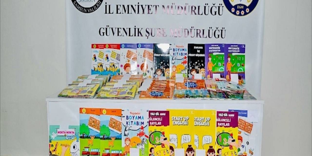 Samsun’da 10 Bin 679 Adet Bandrolsüz Kitap Ele Geçirildi