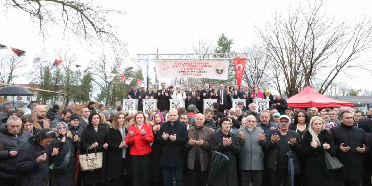 Alpullu’da Aile Sağlığı Merkezi Ve 112 Acil Sağlık Hizmetleri İstasyonu Temeli Atıldı