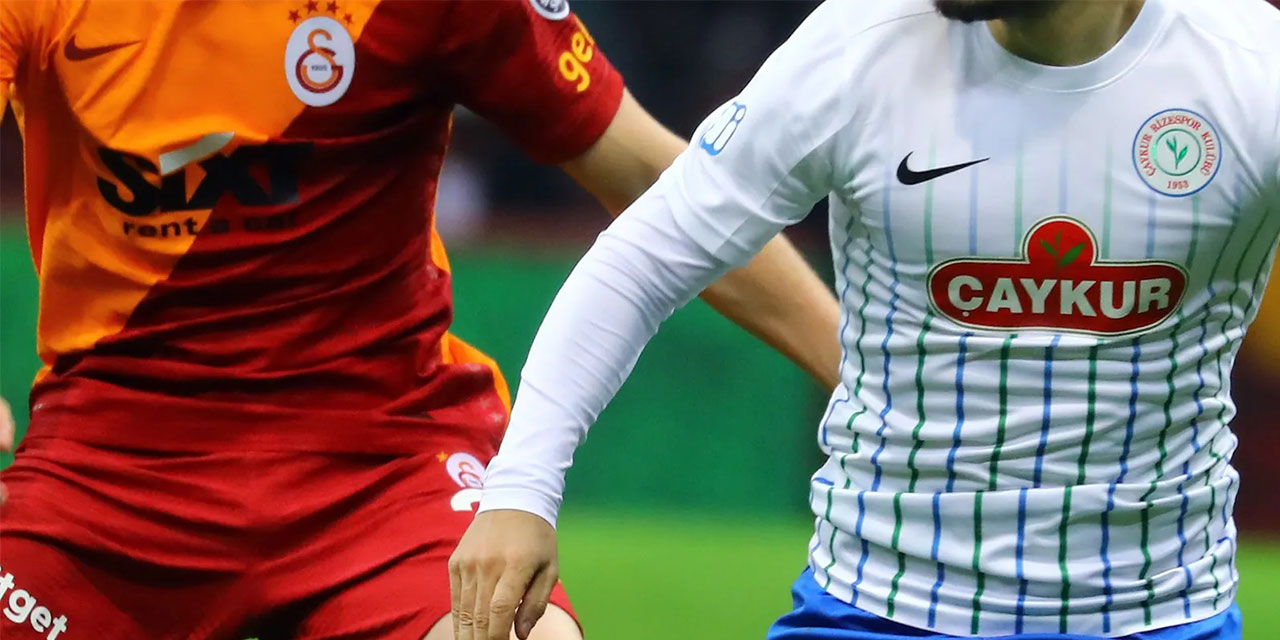 Galatasaray-Çaykur Rizespor maçı ilk 11'leri belli oldu