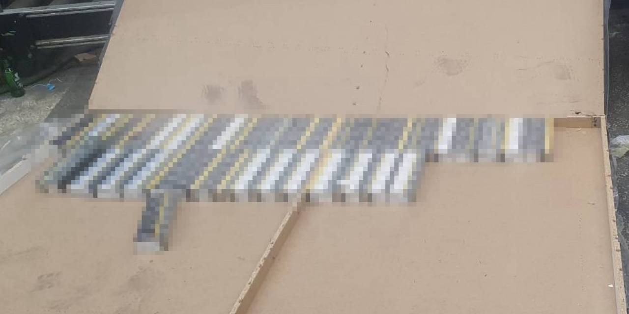 12 Bin 560 Paket Sigara Bulgar Gümrüğüne Takıldı