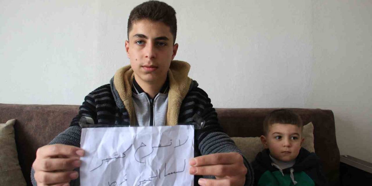 Yangın Sonrası Kapıya Bırakılan Mesaj Tedirgin Etti