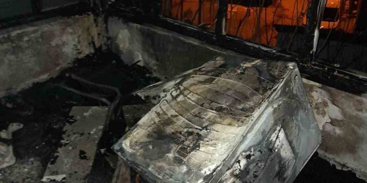 Çamaşır Kurutma Makinesinden Yangın Çıktı