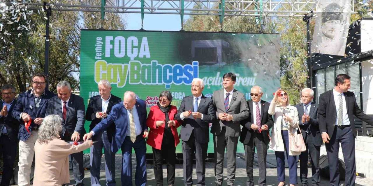 Büyükşehir Fethiye’de Foça Çay Bahçesi’ni Açtı