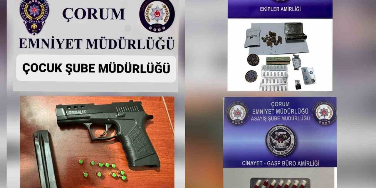 Çorum Polisinin Suç Ve Suçlular İle Mücadelesi Sürüyor