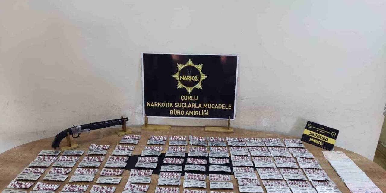 Tekirdağ’da Bin 876 Uyuşturucu Hap Ele Geçirildi