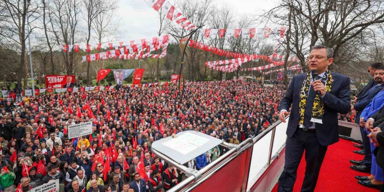 Chp Genel Başkanı Özgür Özel: “Kim Ki Dara Düşmüştür Babaevinin Kapıları Ardına Kadar Açıktır”