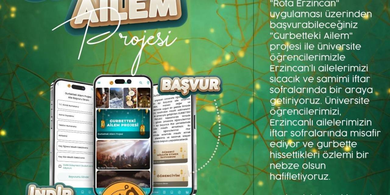 Gurbetteki Öğrencilere Aile Ortamında İftar Sofrası