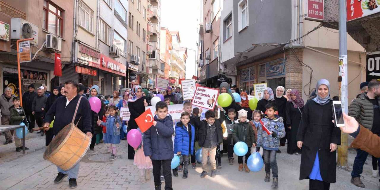 Türkeli’de "Ramazan Karşılama Yürüyüşü"