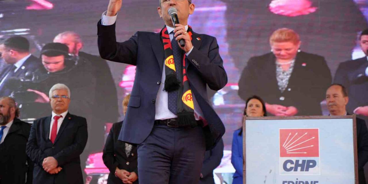 Özgür Özel, İyi Parti Edirne Adayını Hedef Aldı