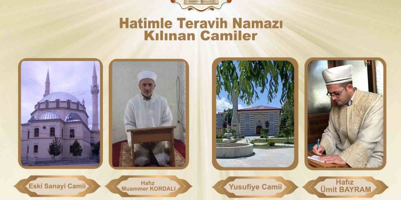 Bayburt’ta 4 Camide Teravih Namazı Hatimle Kılınacak