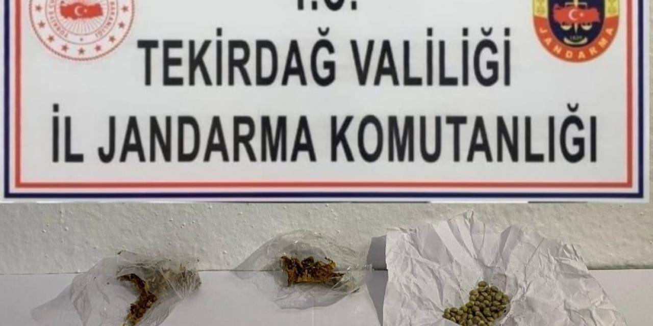 Tekirdağ’da Jandarma 10 Kişiyi Uyuşturucudan Yakaladı
