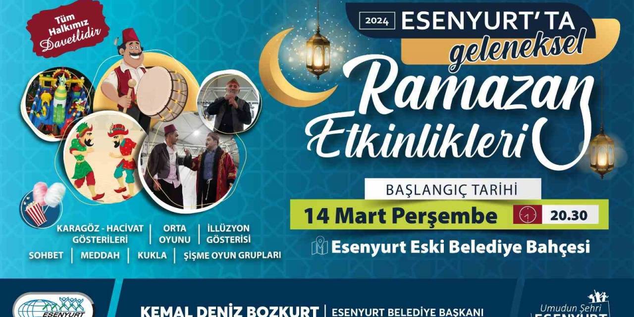 Esenyurt’ta Geleneksel Ramazan Etkinlikleri Başlıyor