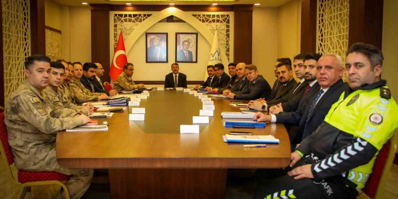 Hakkari’de Asayiş Toplantısı Yapıldı