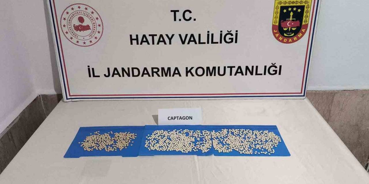 Hatay’da Bin 298 Uyuşturucu Hap Ele Geçirildi