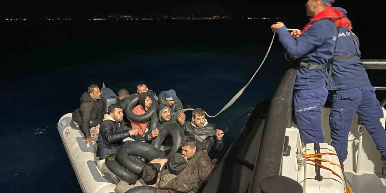 İzmir Açıklarında 7’si Çocuk 39 Göçmen Yakalandı