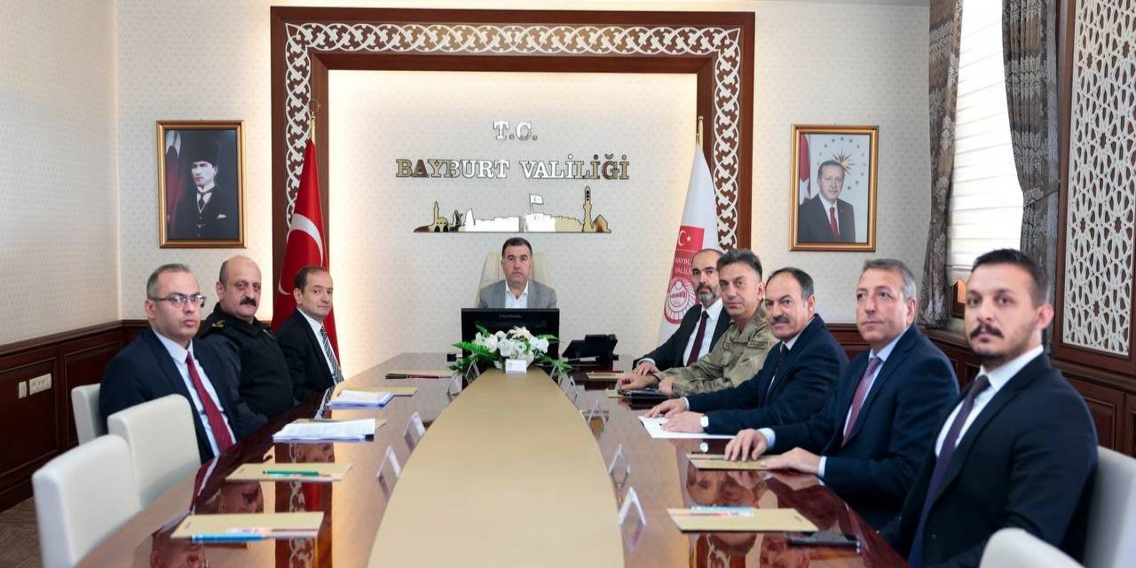 Bayburt’ta ’üniversite Güvenlik Tedbirleri Koordinasyon Toplantısı’ Gerçekleştirildi