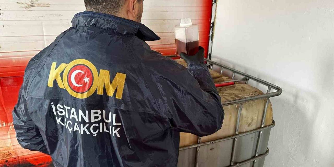 İstanbul Ve Tekirdağ’da 755 Ton Kaçak Akaryakıt Ele Geçirildi