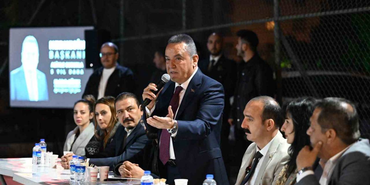 Başkan Böcek: "Konyaaltı Ulaşımı Konforlu Ve Hızlı Olacak"